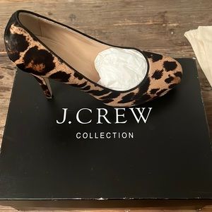 J Crew Collection leopard 🐆 heel